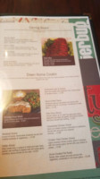 A J's Lounge menu