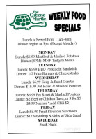 The Greene Turtle Sports Grille West Oc menu
