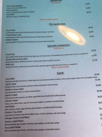 Cokers Cafe menu