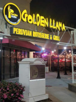 Golden Llama Peruvian Rotisserie Grill outside