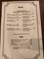 Lake Tansi Restaurant Bar menu