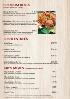 Maki Mentor menu