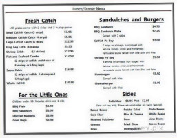 Papa Earl's menu