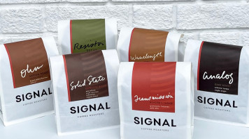 Signal Coffee Roasters menu