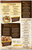 Casa Grande menu