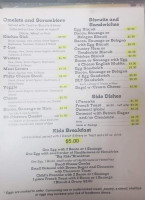 Aj's Diner menu