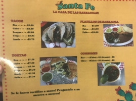 Taqueria Santa Fe ¡la Casa De La Barbacoa! food