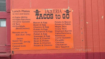 Taqueria Atotonilco menu