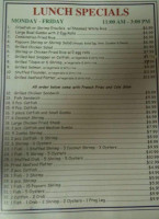 Texas Cajun Cafe 2 menu