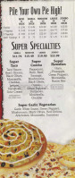 Godfather's Pizza menu