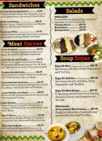 El Rincon Del Sabor Grill menu