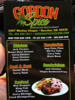 Gordon Spice Jamaican menu