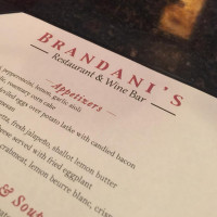Brandani's Restaurant Wine Bar menu