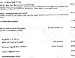 Harry's New York Pizza Subs Wings menu