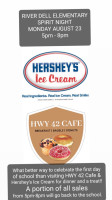 Hwy 42 Cafe Hershey's Ice Cream food