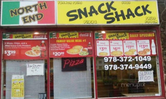 North End Snack Shack menu