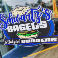 Schwartz’s Bagels Backyard Burgers food