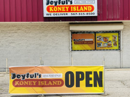 Joyful's Koney Island food