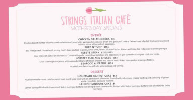 Strings Italian Cafe inside