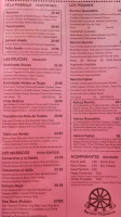 Rancho Tequileria menu