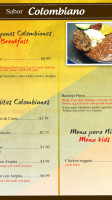 Mango's Cuban Cafe menu