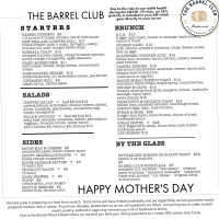 Barrelclub Restaurant food