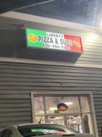 Liberty Pizza Subs outside
