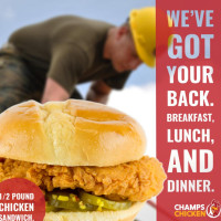 Champs Chicken food