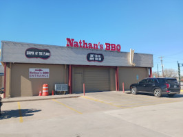 Nathan's Bbq outside
