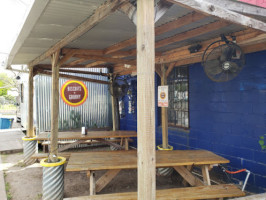 Biscuits Groovy Food Trailer Hyde Park inside