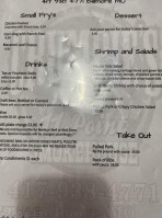 Crumpie's 11-point Smokehouse menu
