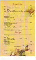 Napoli Pizzeria Italian menu