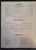 3rd Avenue Cafe menu