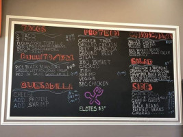 Taco Zocalo menu
