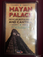 Mayan Palace, Mexican Cantina menu