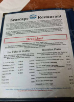 Seascape menu
