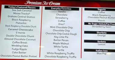 Brusters Real Ice Cream & Nathans Famous menu