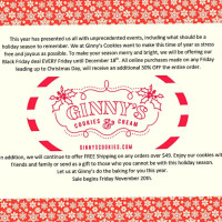 Ginny's Cookies And Cream food