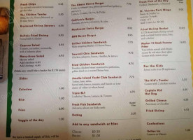 Galley And Grill menu