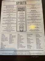 Seward's Folly Grill menu