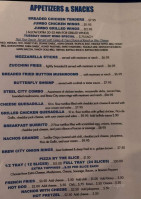 Blue Steel Grill Cafes menu