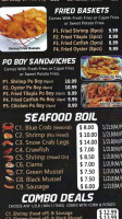 Red Crab Juicy Seafood menu
