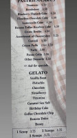 Gelateria Pasticceria Fiorentina menu