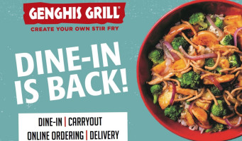 Genghis Grill Build Your Own Stir Fry, Genghis Grill food