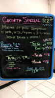 La Cocinita Mexican menu