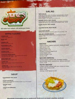 Tres Amigos menu