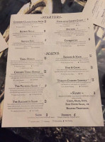 The Duke And Dagger menu