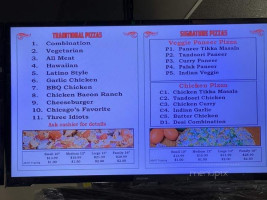 Pizza Twist menu