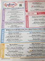 Boomarang Diner menu