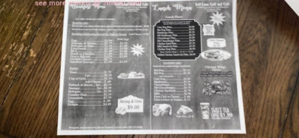 Fort Lawn Texaco Grill menu